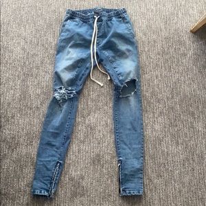 Pacsun distressed skinny joggers size small